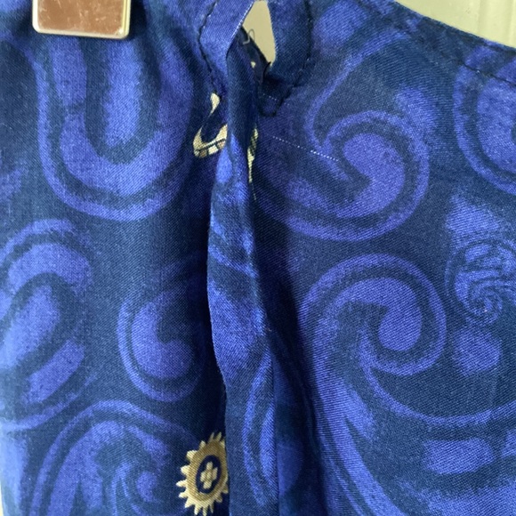 SURFSIDE💫Blue Elephant Printed Lightweight Tie Swim Wrap/Skirt - Picture 8 of 8